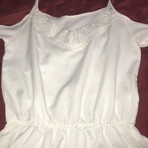 A beautiful white romper